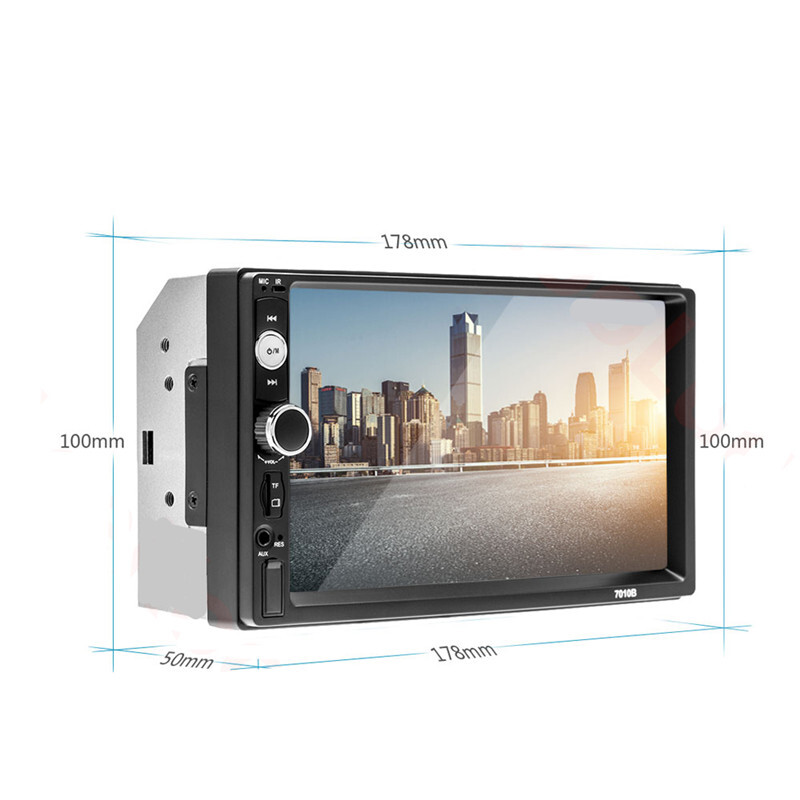 Car MP5 Player For Carplay Android Auto 7in Touch Screen Mirror Link Bluetooth