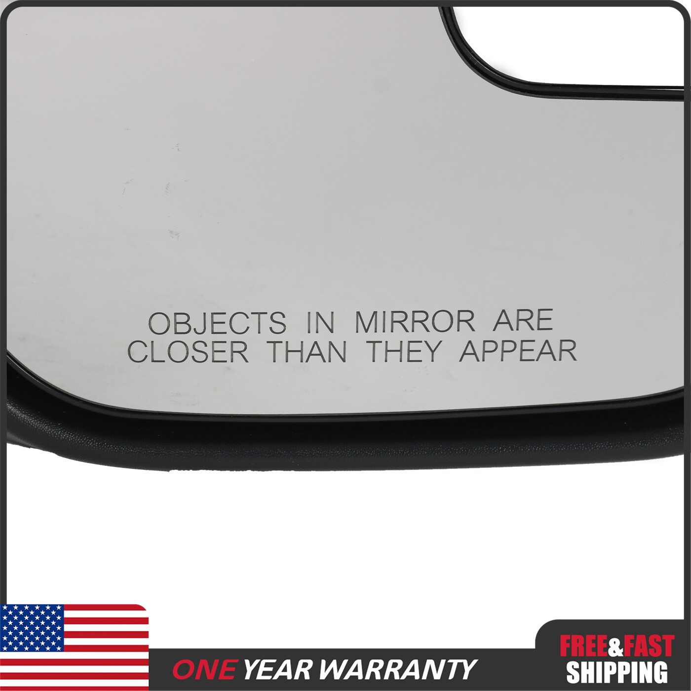 Manual Fold Textured Right Side Power Mirror For Ford 2011-2015 Explorer Black