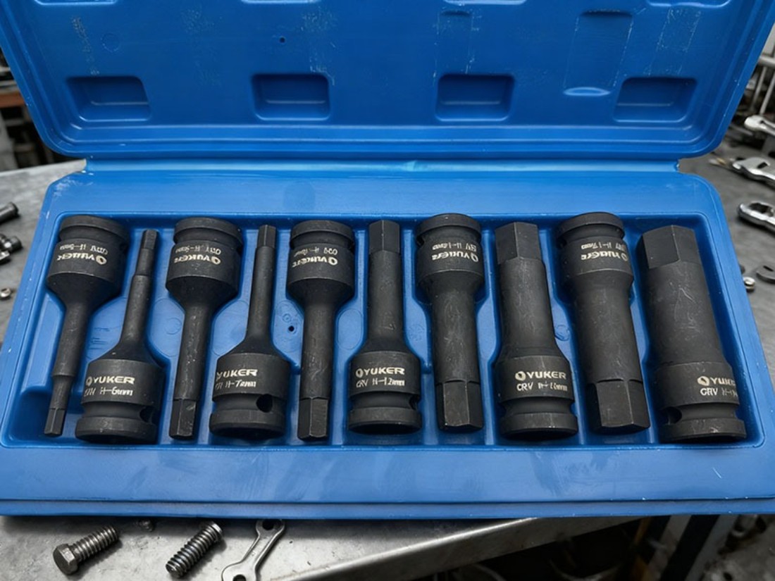 1/2” Drive Allen / hex key bit impact socket set H5 – H19MM Metric Deep NEW