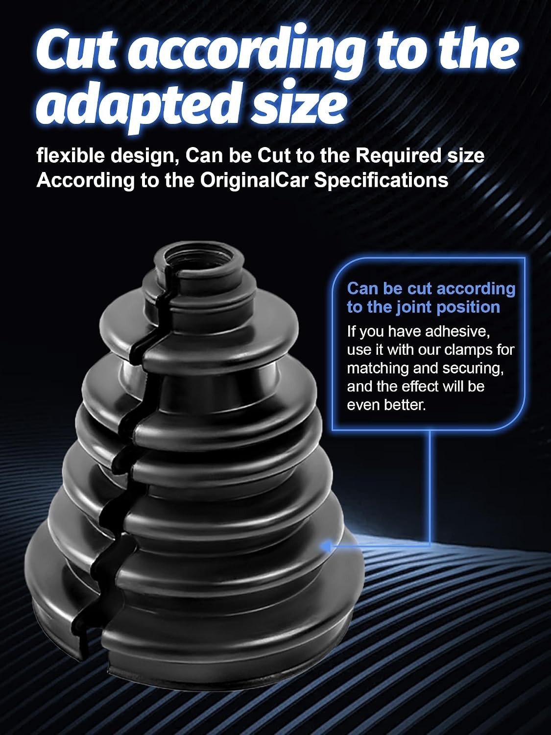 CVS18 Universal Split CV Boot Replacement Kit – Silicone Constant Velocity Joint