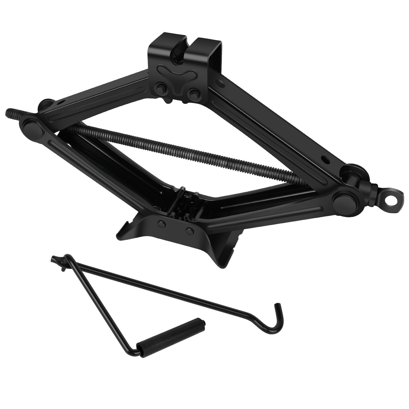 2.5Ton Scissor Jack Handle Crank Wheel Lug Wrench Tool Kit Car SUV Garage Tire