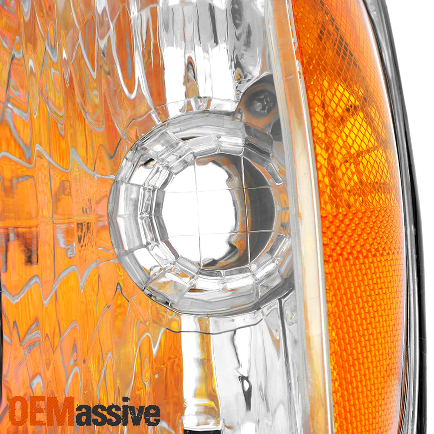 For 2001-2003 Toyota Sienna Headlight w/ Corner Lamp Chrome Driver – Passenger