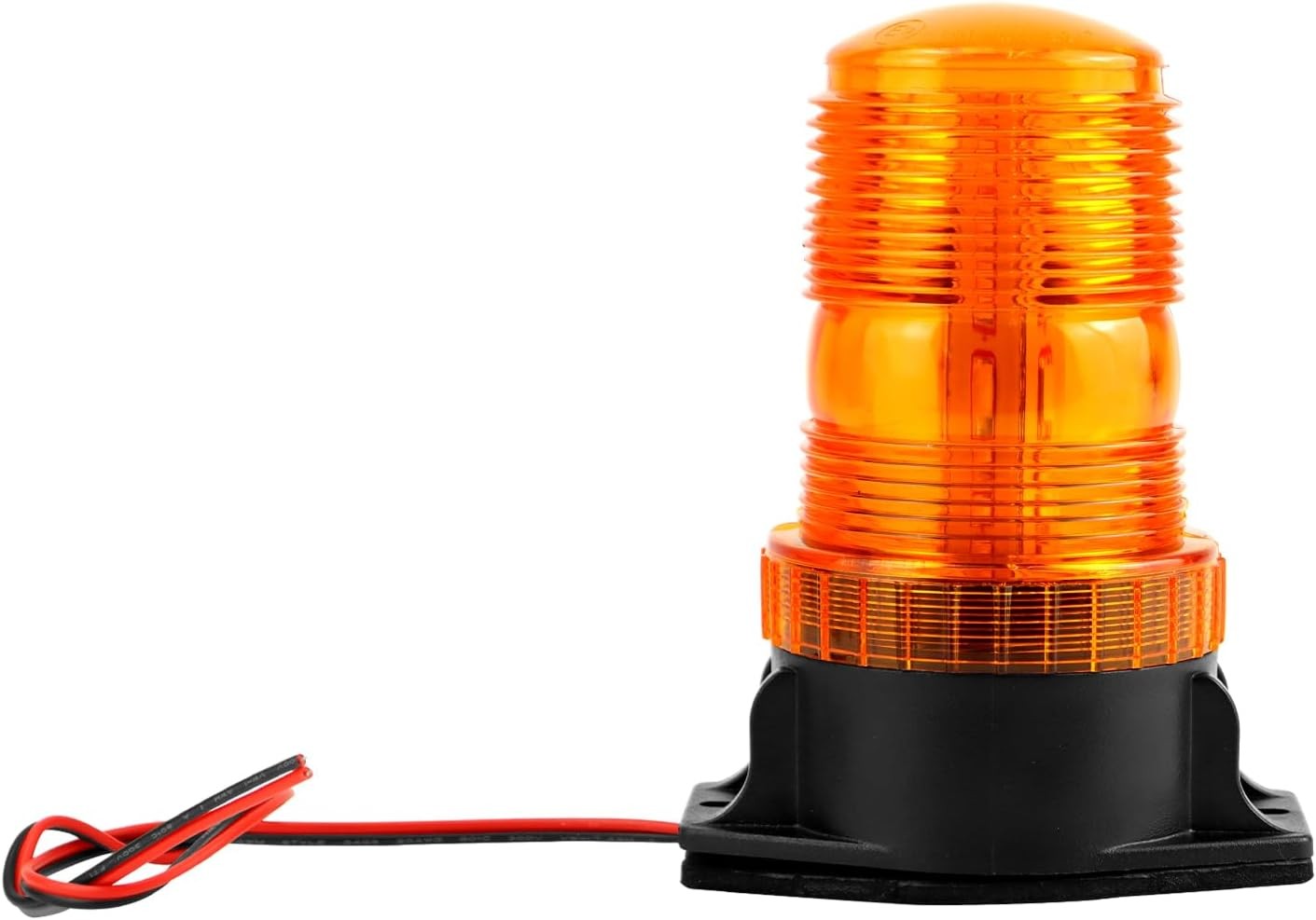 Amber 6W IP65 Strobe Beacon Pair LED-018 12-30V For Bus Truck Vehicle