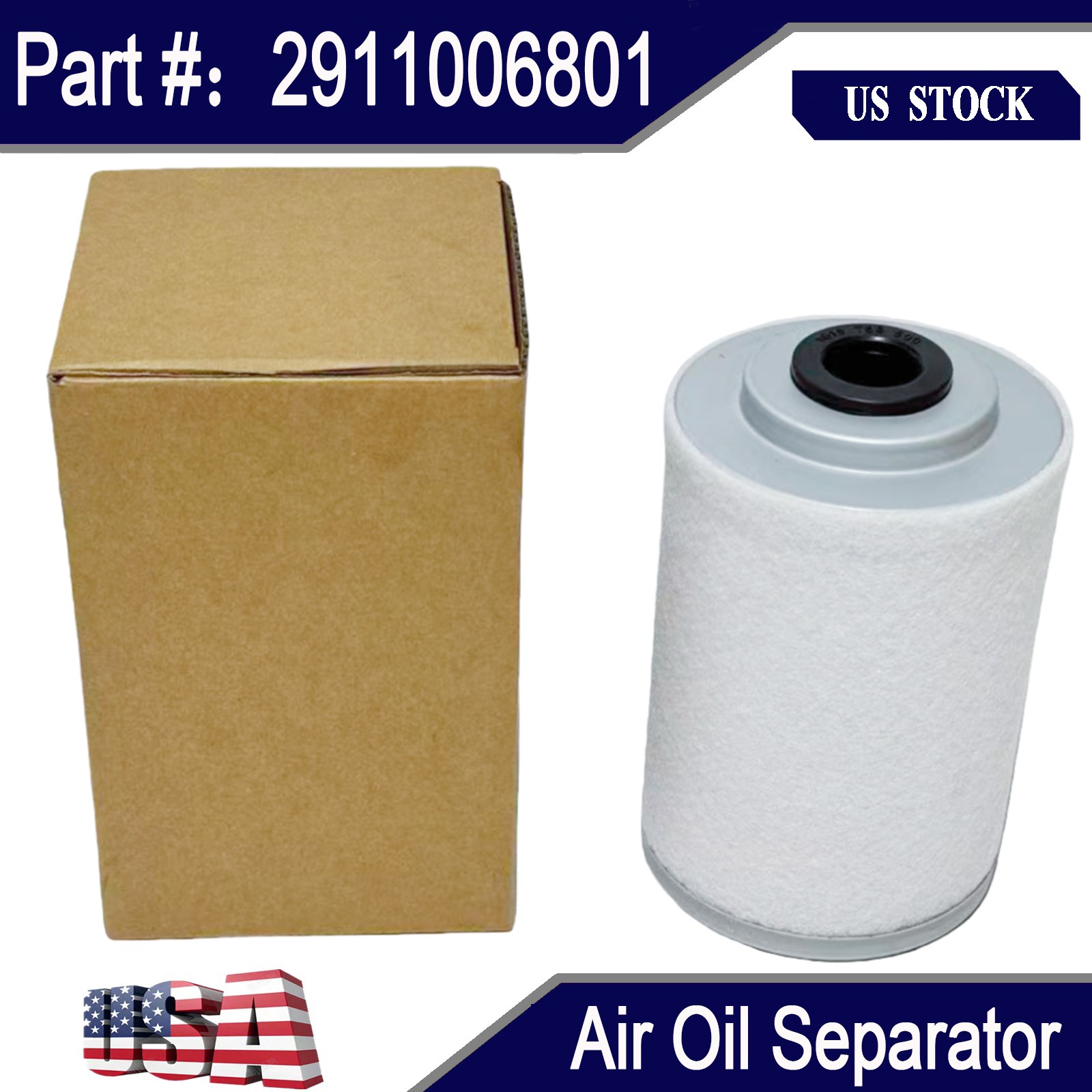 Fit For Atlas Copco XAS185 Compressor Oil Seperator 2911-0068-01 2911006801