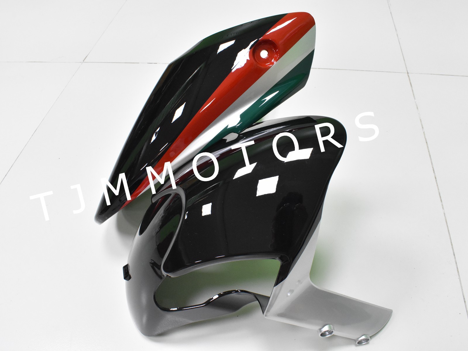 For Ducati Monster 696 796 1100 Black Silver ABS Injection Mold Bodywork Fairing