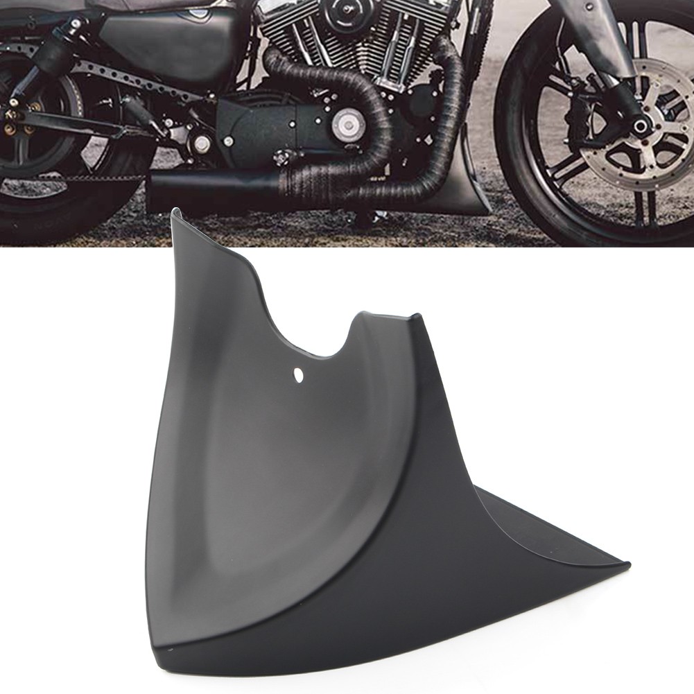1pc ABS Plastic Chin Fairing Spoiler Mudguard For Harley Touring Sportster Dyna