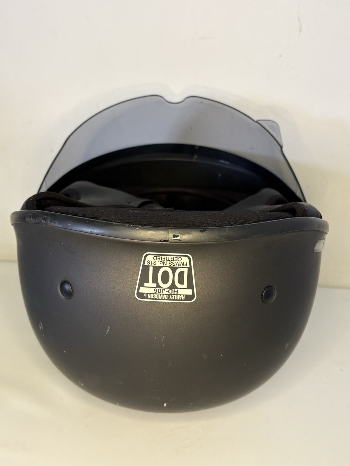 Harley-Davidson HD-J06 Ultra-Light DOT XL Half Helmet Matte Black