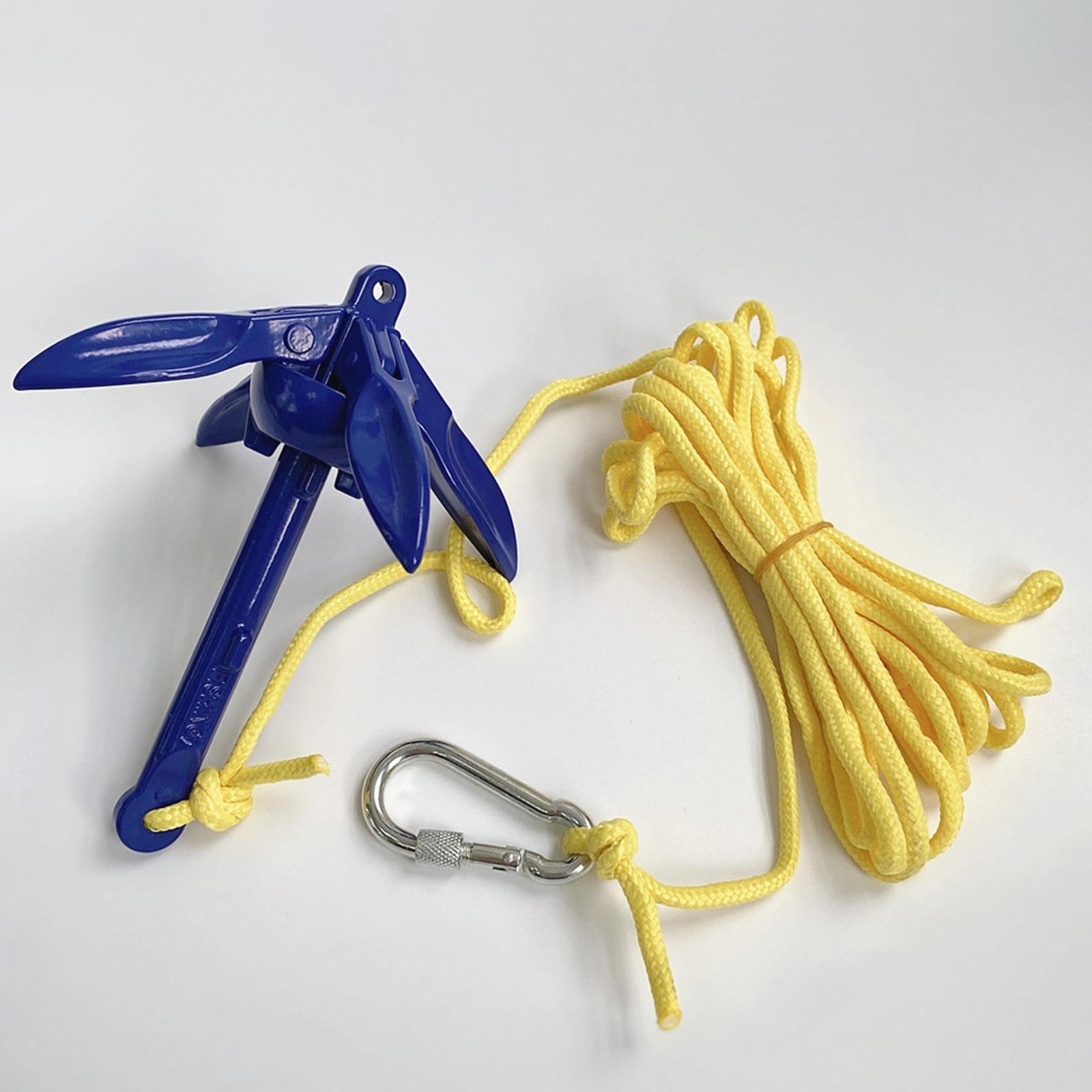 Portable Grapnel Anchor Kit Folding for Small Boats Marine 0.4kg 0.88lb