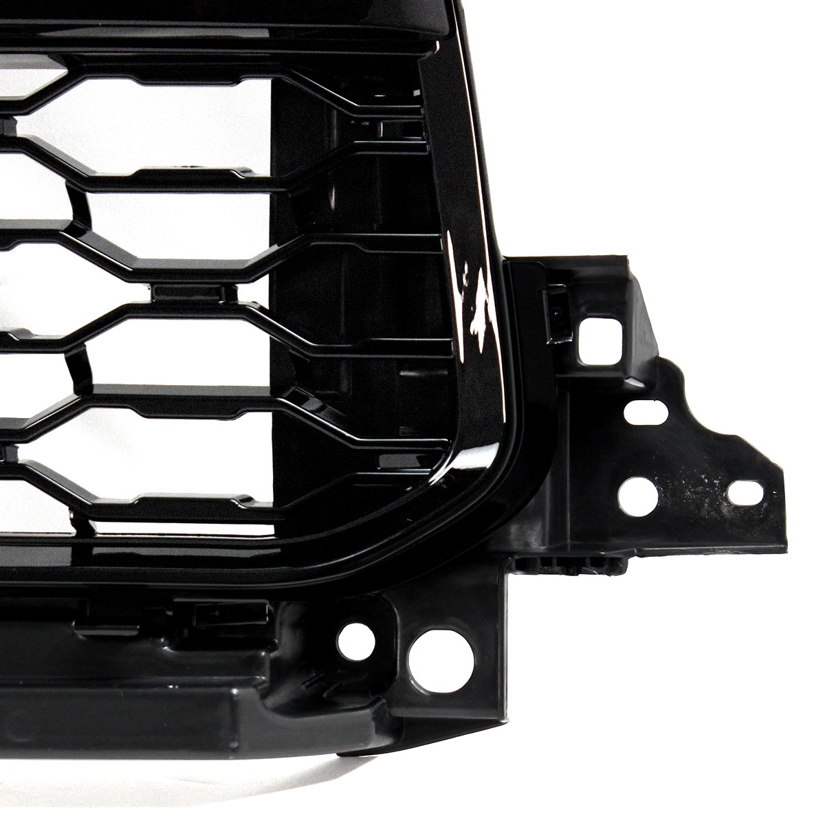 Diamond Black Front Bumper Grille For 2019-2024 Ram 2500 3500 4500 HD Tradesman