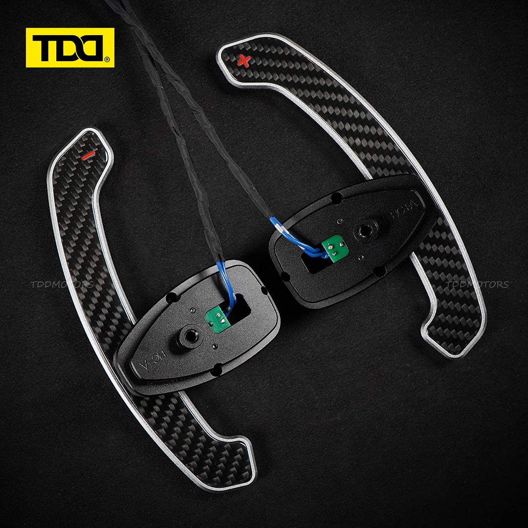 Glossy Carbon Fiber/Aluminum Alloy Paddle Shifter For Mercedes Benz A/B/C Class