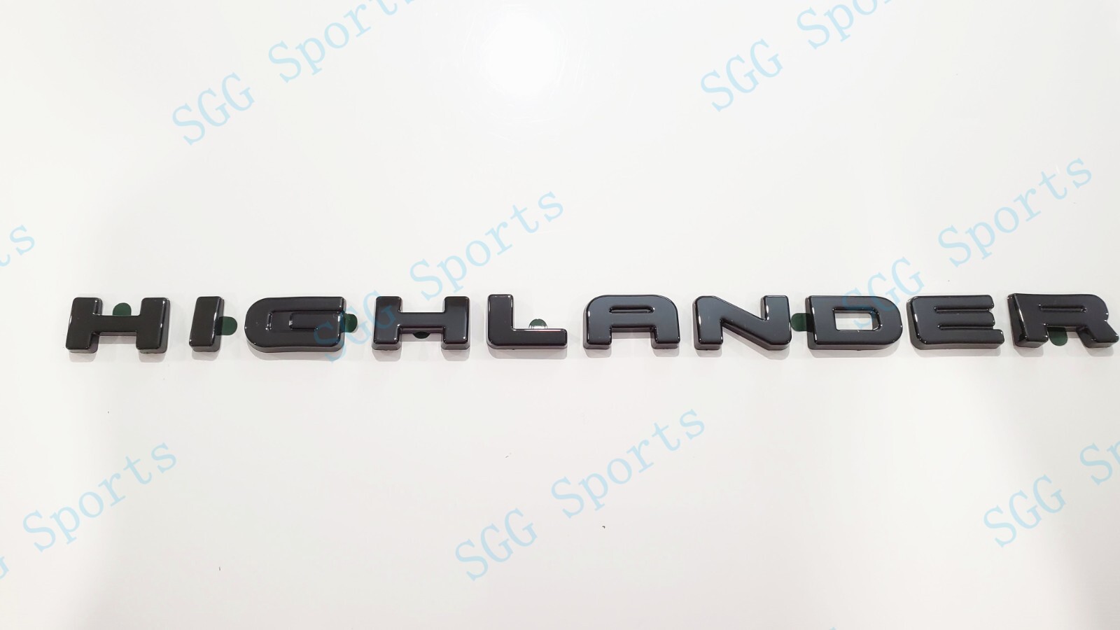 4pc Gloss Black HIGHLANDER Platinum Logo AWD OVERLAY Emblem 2020+ Highlander