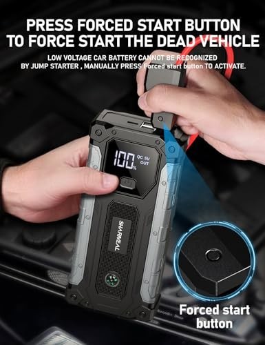 WOLFBOX Jump Starter , 4000A Portable Car Battery Booster