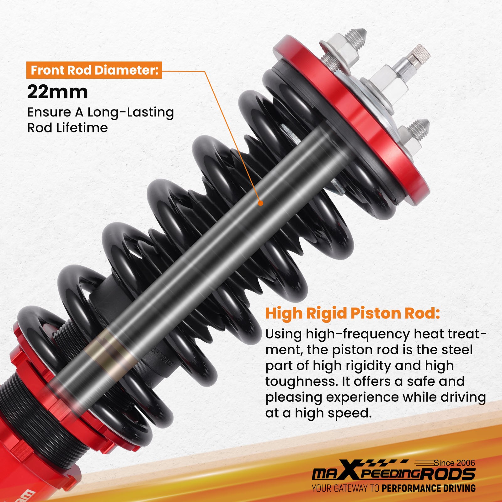 MaXpeedingrods 24 Ways Coilover Suspension Kit for Honda Civic EG/EK/EJ 96-00