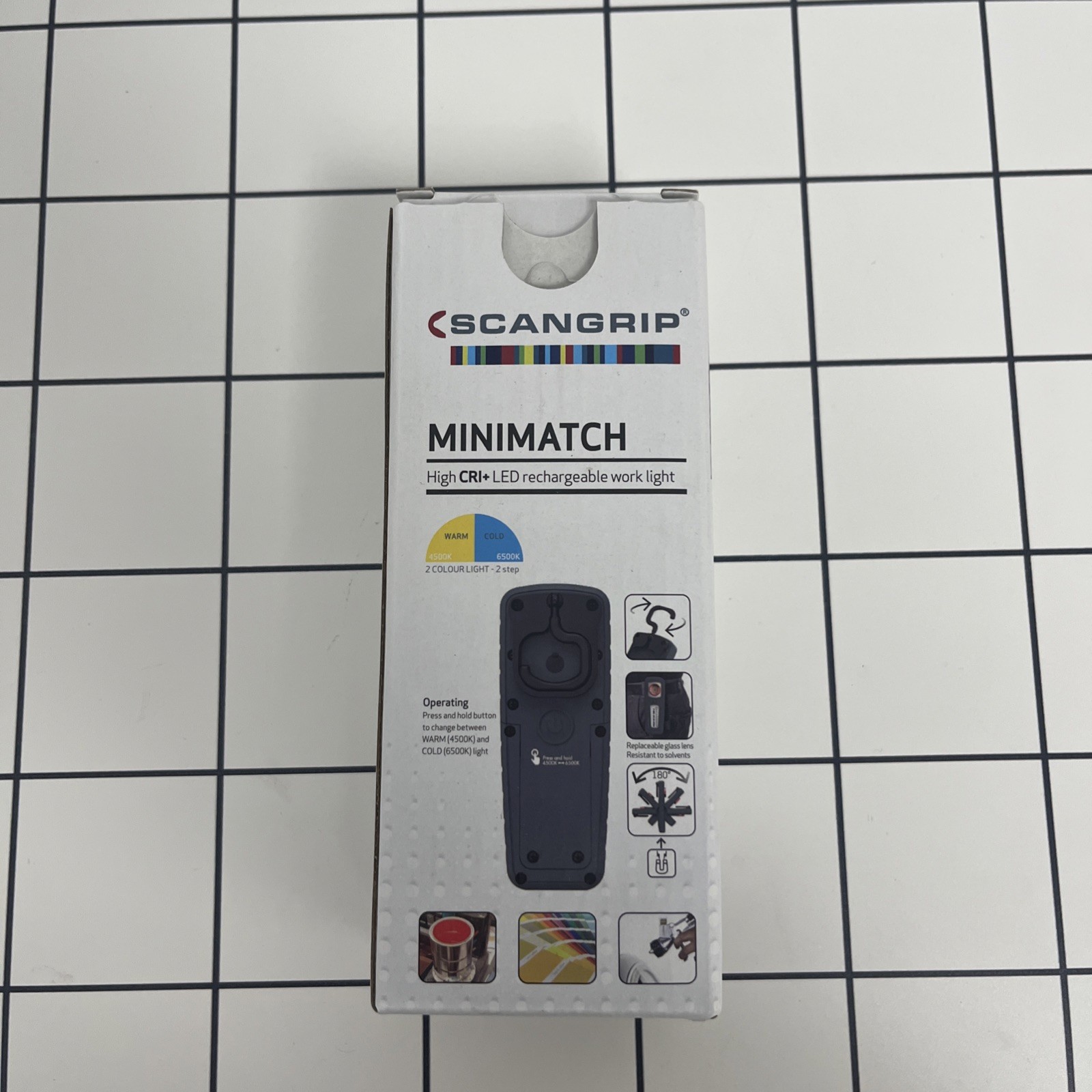 ScanGrip MiniMatch Auto Detailing LED Light – Scan Grip Rechargeable Hand Held
