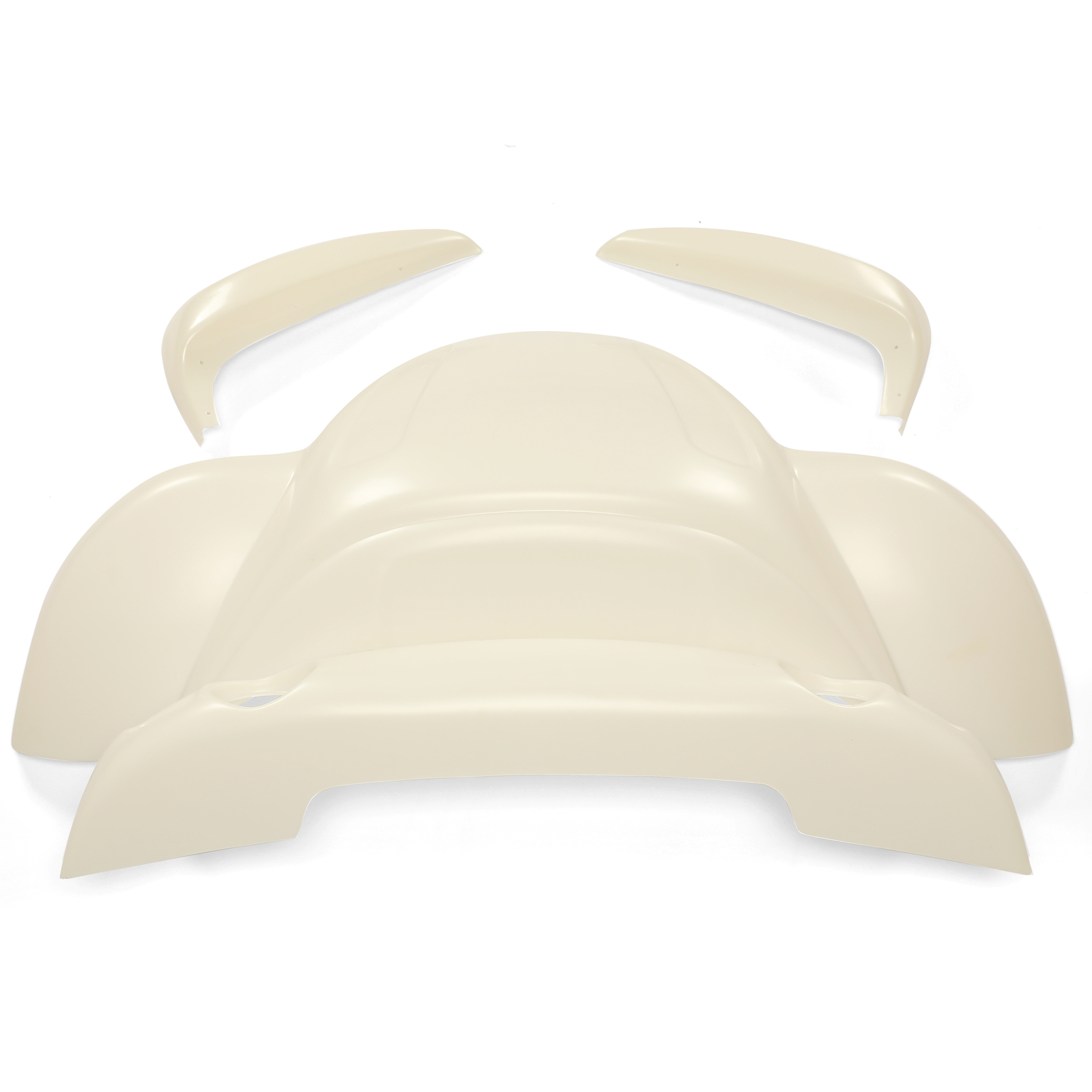 Plastic ABS Front Hood & Mud Guard Set For For 1999- 2012 GEM Cars
