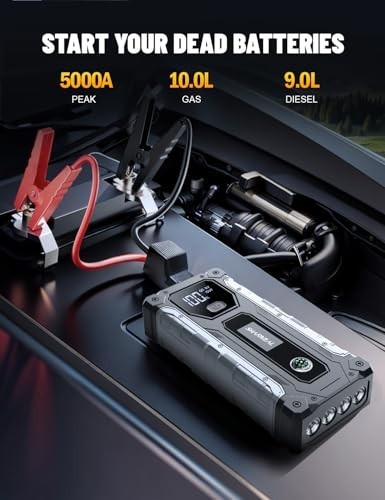 WOLFBOX Jump Starter , 4000A Portable Car Battery Booster