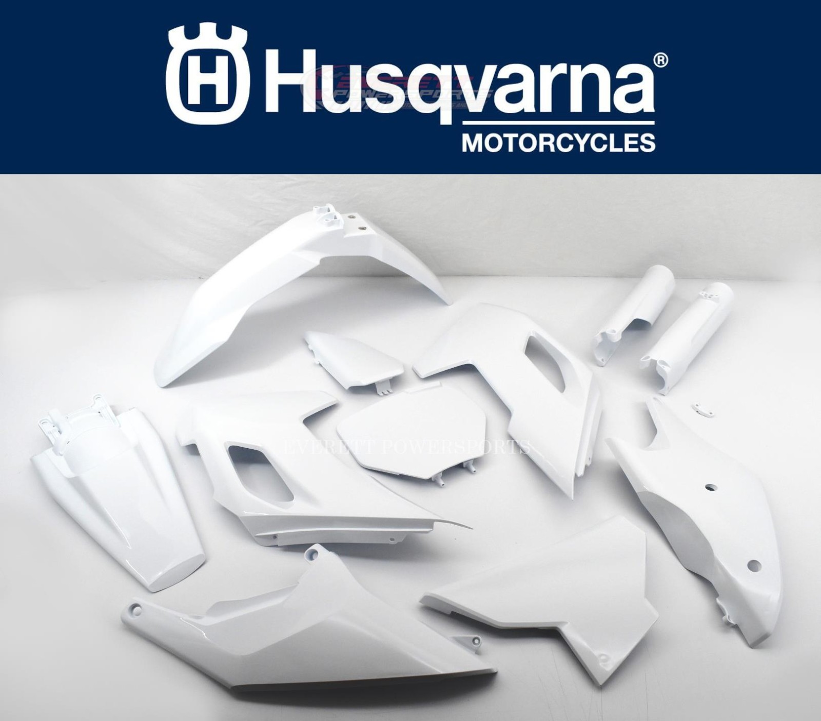 Plastics Fenders Kit White FC250-450 FX 350/450 TC125-300 TX 300 23-24 OEM #A397