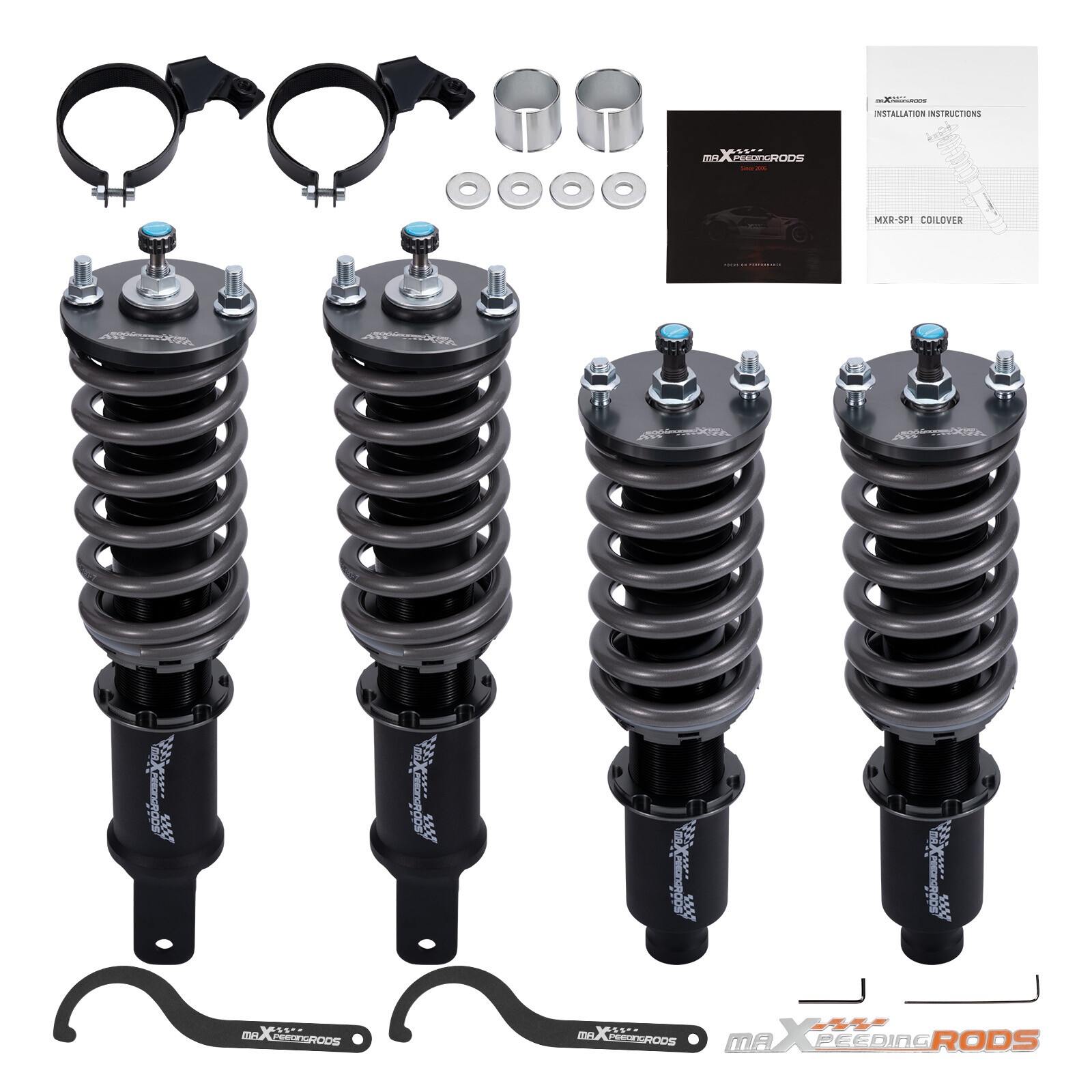 MaXpeedingrods Coilovers Lowering Kit For Honda Civic 1988-2000