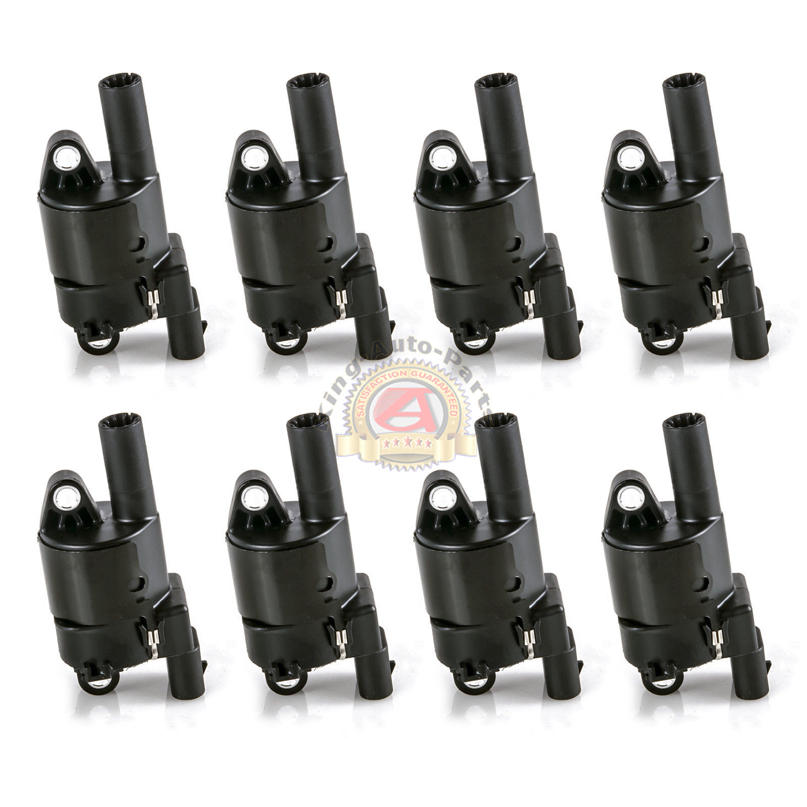 8 UF414 Round Ignition Coil Pack for Chevrolet Silverado 1500 Impala Tahoe GMC