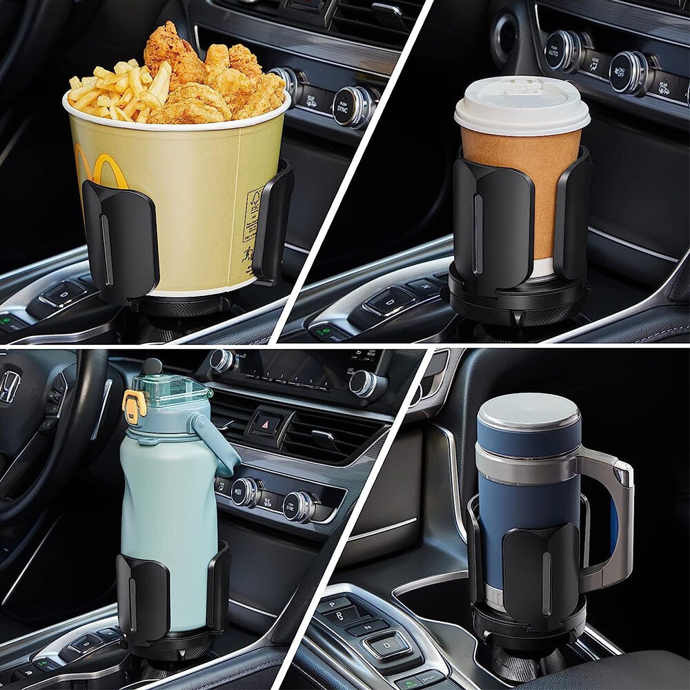 Adjustable Cup Holder Expander Fits Car Truck SUV Large Bottles Mugs 2.95-5.5in