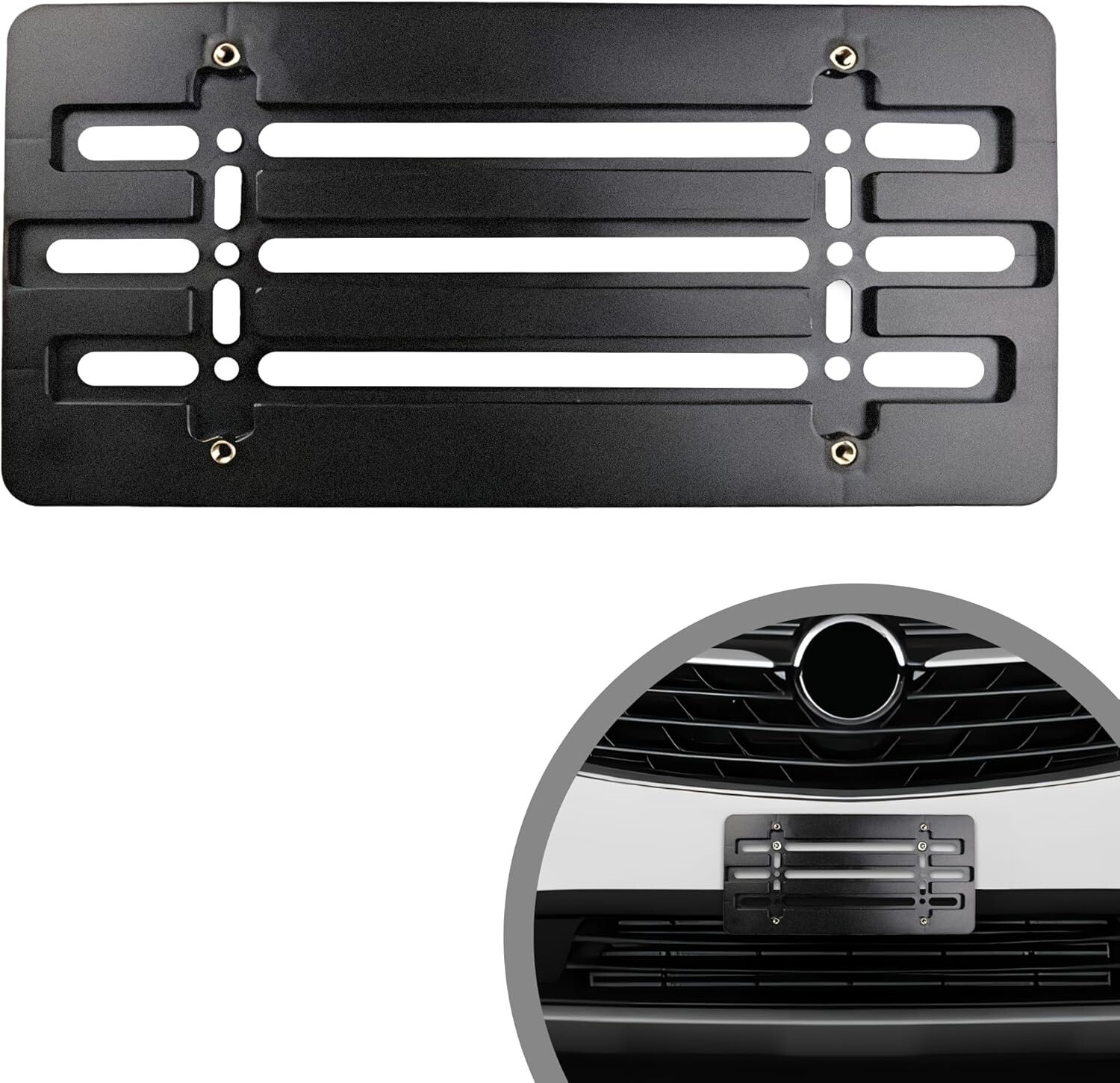 License Plate Tag Holder Mount Relocator Adapter Bumper Kit Bracket for VinFast