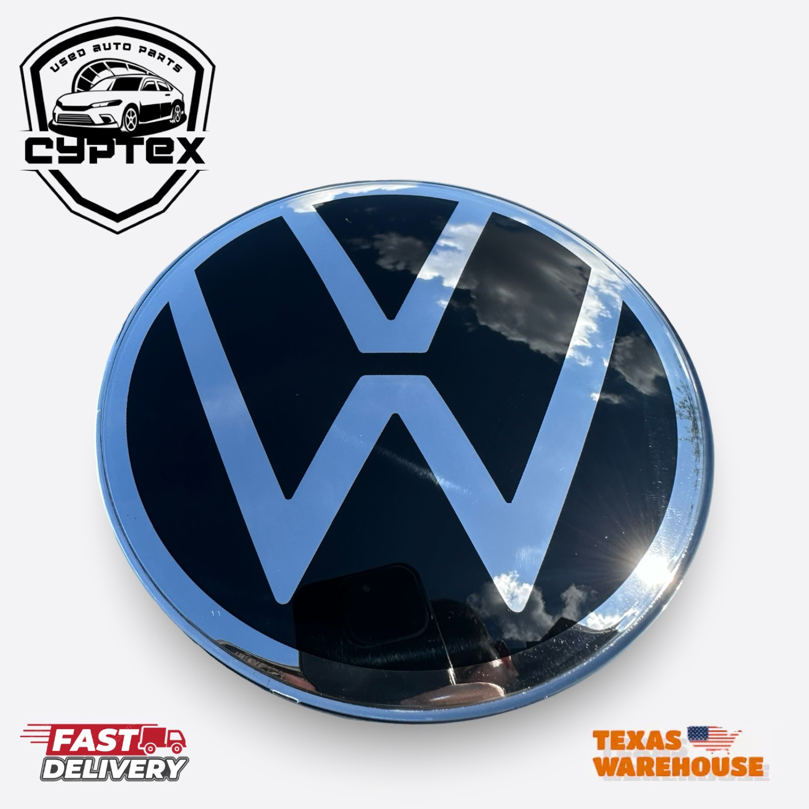 2022-2024 Volkswagen Taos Front Grille Emblem Logo Radar Compatible