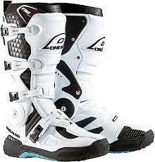 O’Neal RDX Unisex Adult Boot MX Boots ATV – White/Black – Size 8