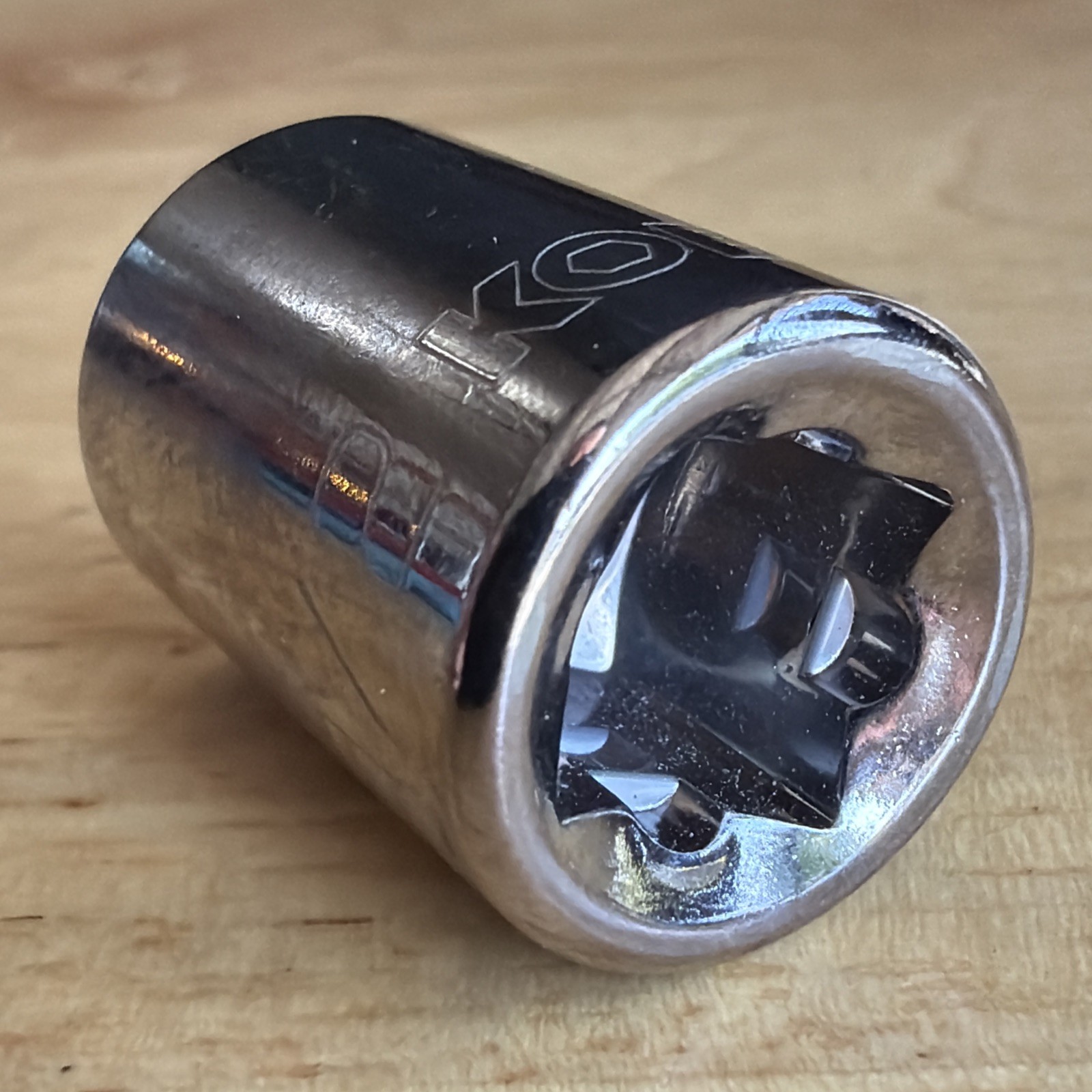 Kobalt Tools 1/2″ Shallow Socket 3/8″ Drive 12 Point 22856 Made in USA