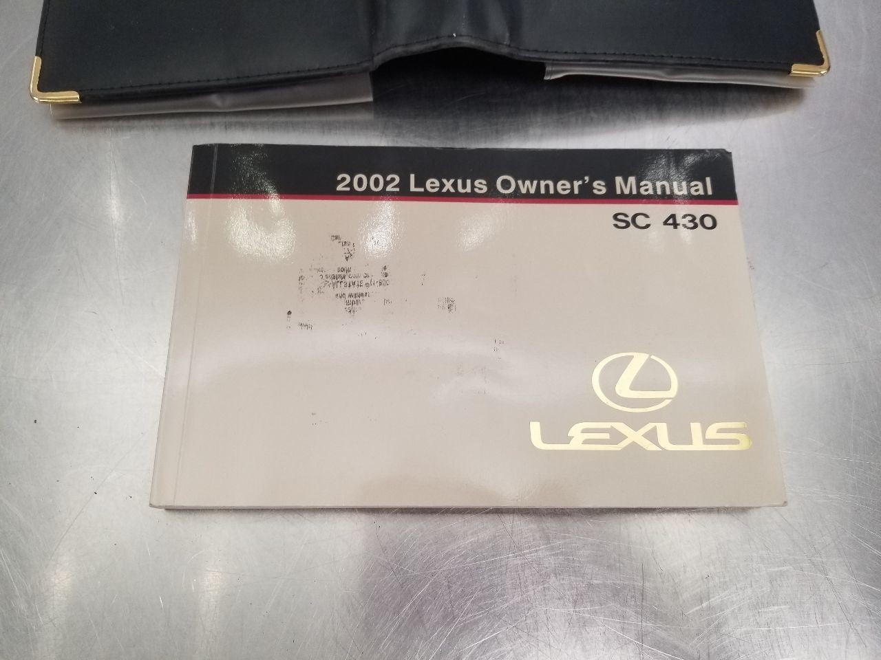 02 LEXUS SC430 OWNERS MANUAL