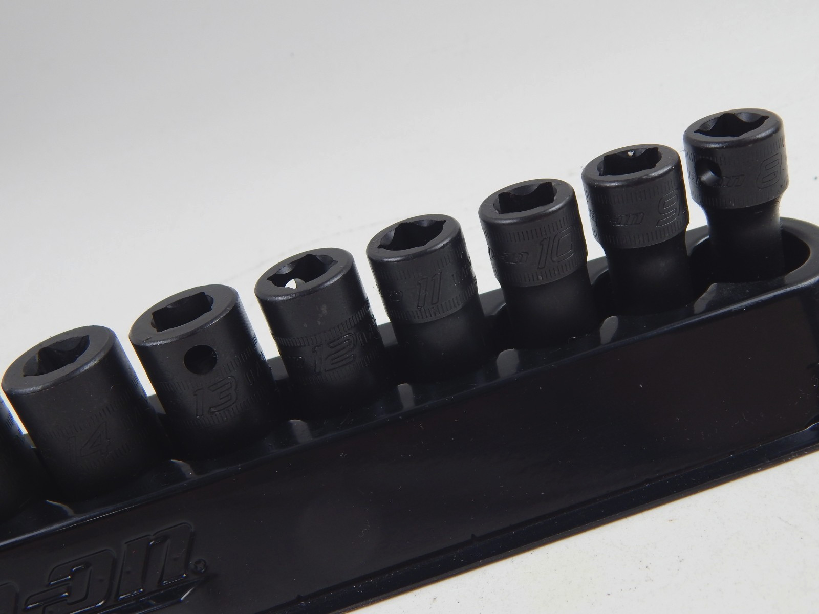 Snap-on Tools 212IMFMSYA 12pc 3/8″ Drive 6pt Metric Semi-Deep Impact Socket Set
