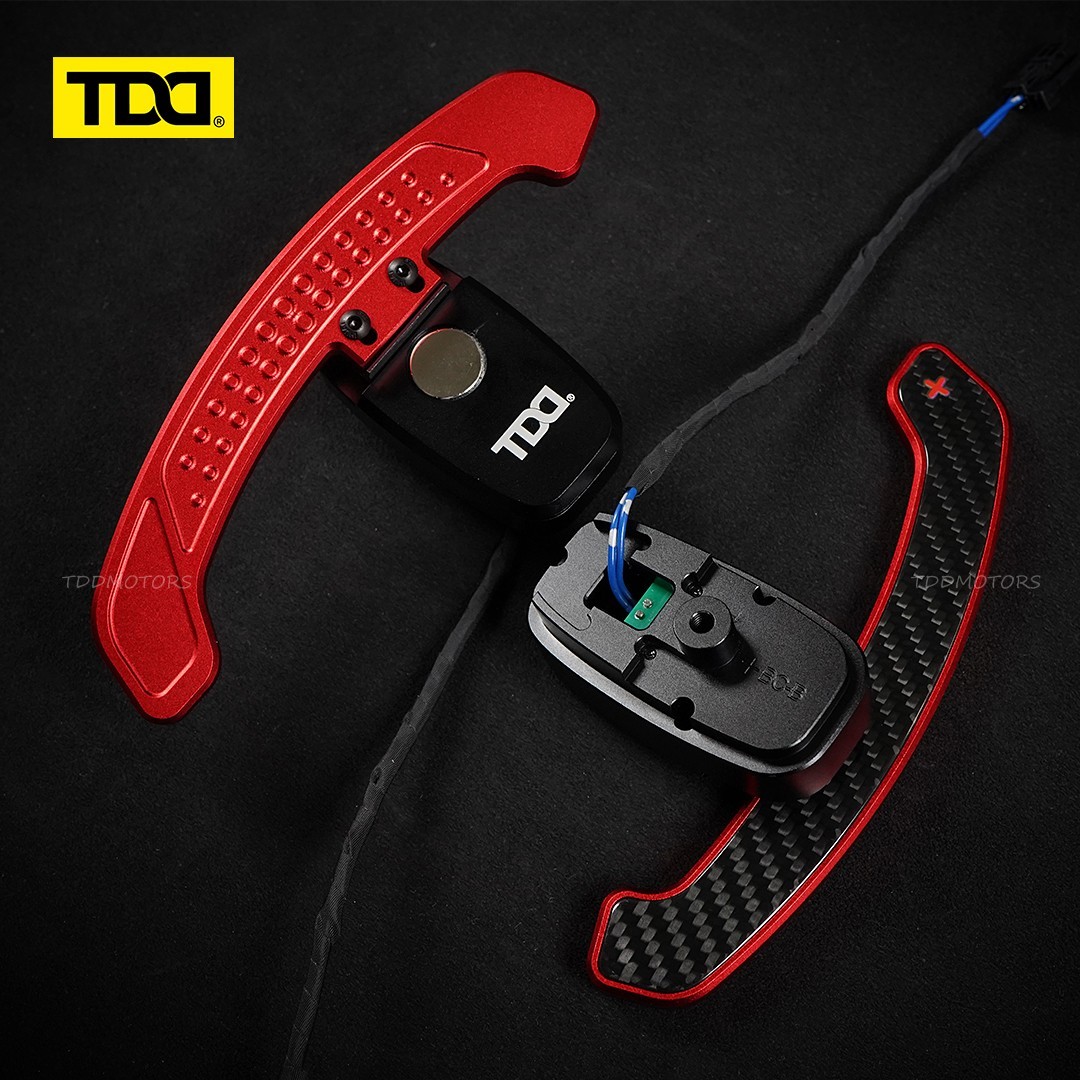 Glossy Carbon Fiber/Aluminum Alloy Paddle Shifter For Mercedes Benz AMG