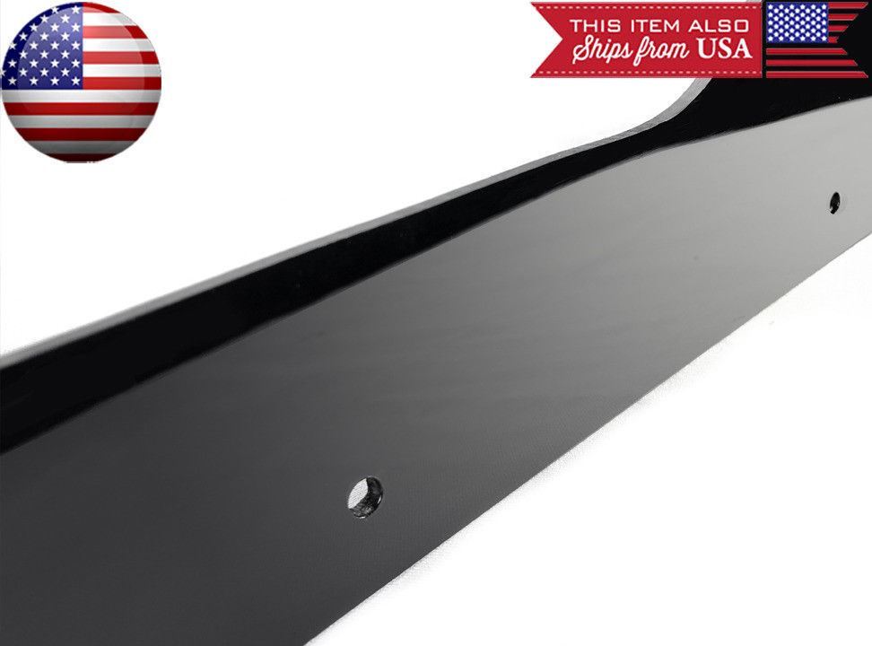 2 Piece Trunk Decklid Spoiler Gurney Flap Wicker bill For 15-23 Dodge Challenger