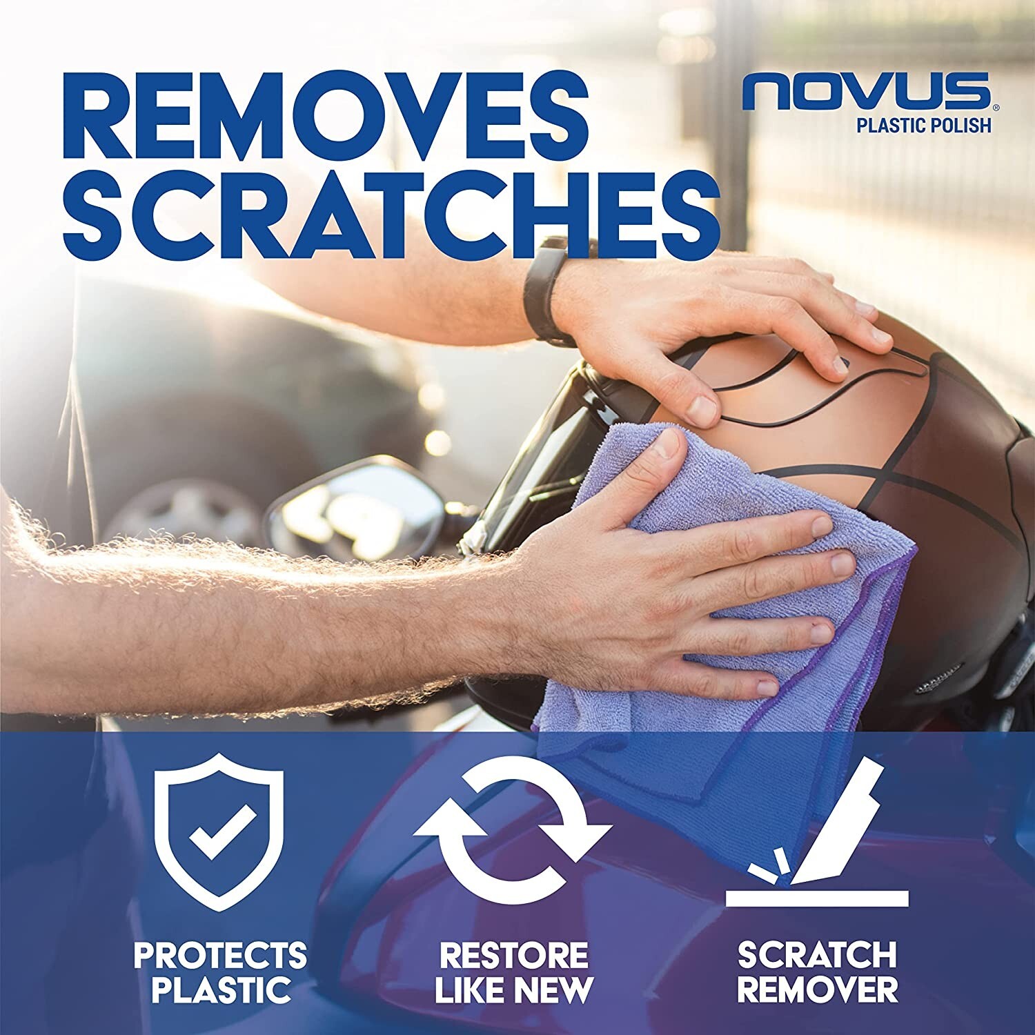 Novus #1 PC-108 Plastic Clean & Shine, 64 oz. Jug