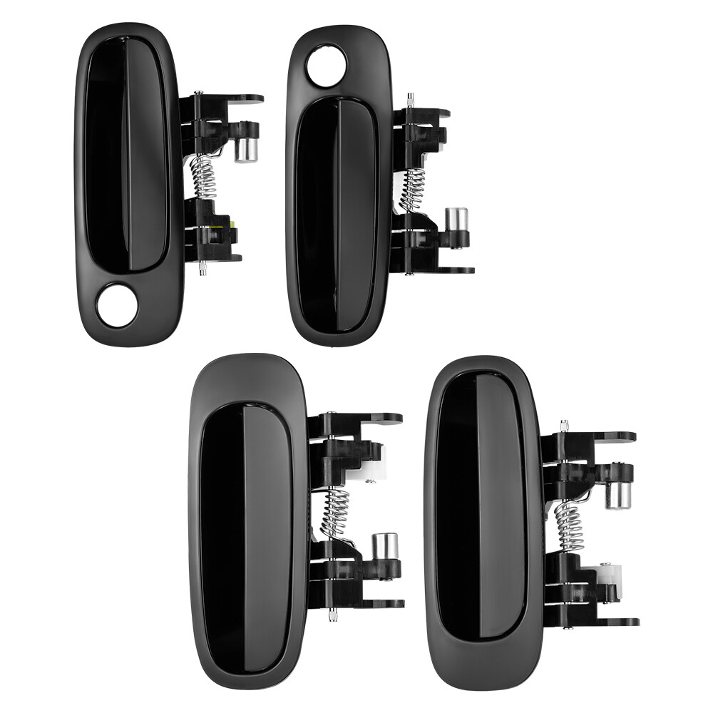 4Pcs Outer Outside Door Handles For 98-02 Toyota Corolla Left Right+Front Rear