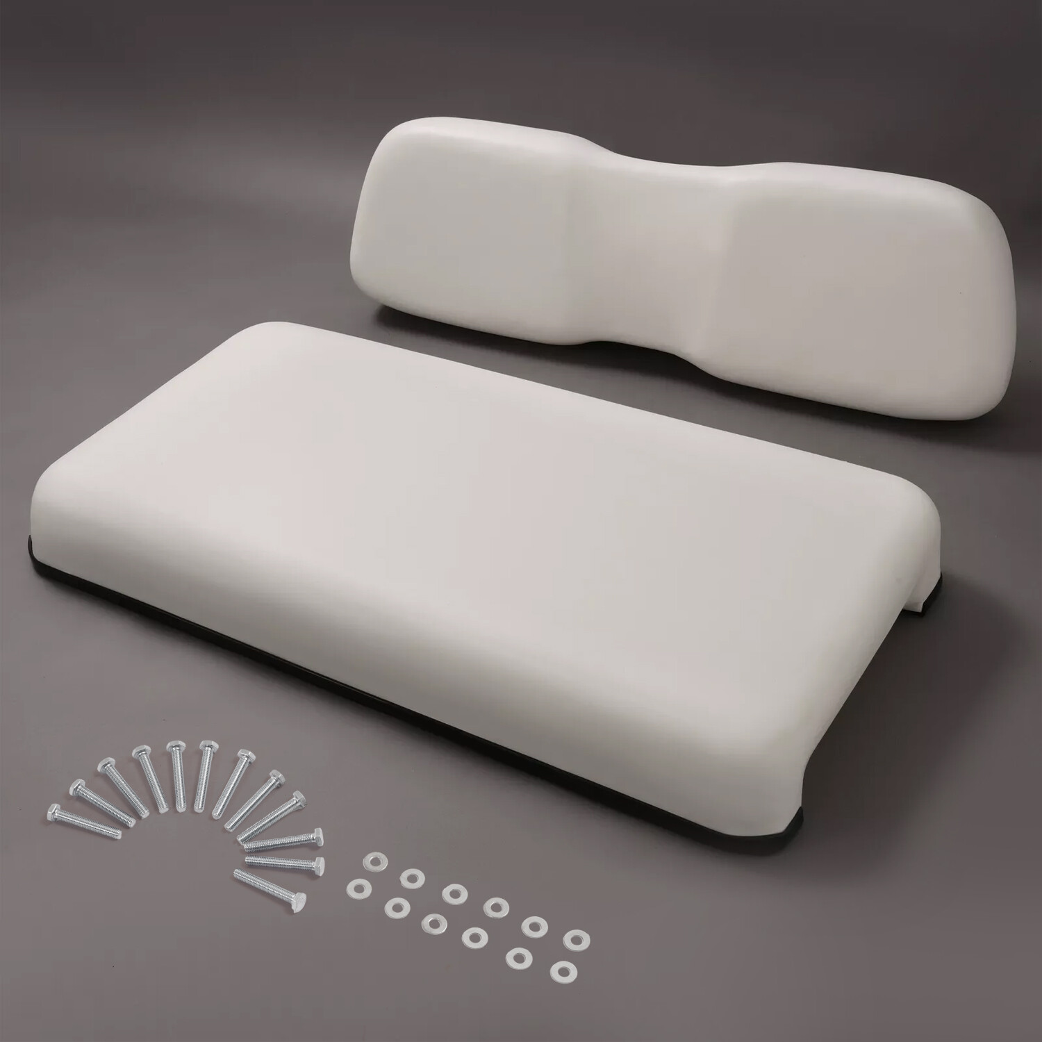 For Club Car DS Golf Carts 2001-2012 White Front Seat Cushions Backrest Assembly