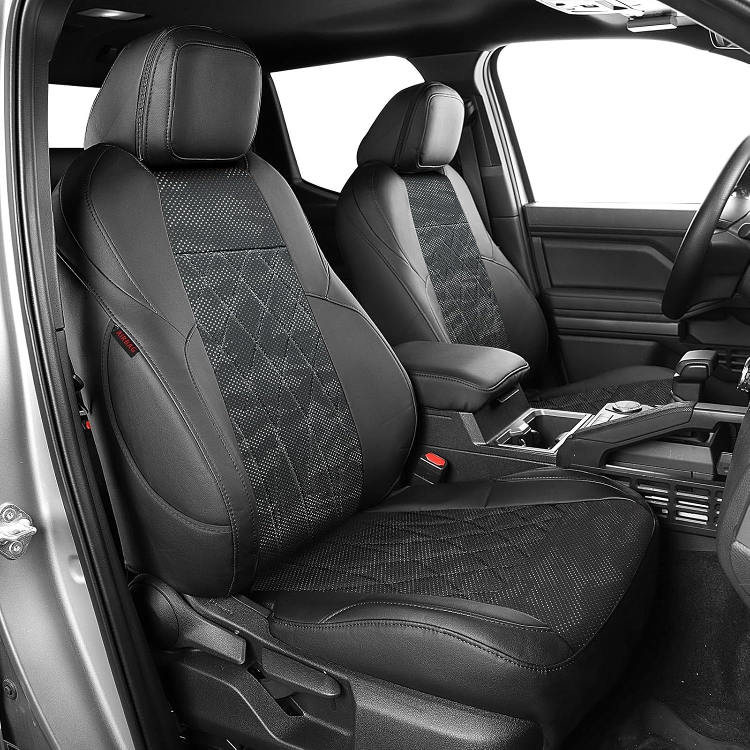 For 2016-2023 Tacoma Crew Cab Custom EKR Seat Covers Full set Leather Front Rear