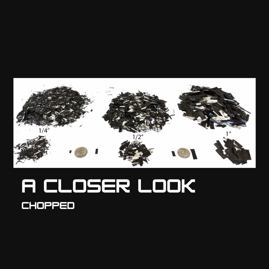1/2 lb – 1/4″ Chopped Carbon Resin Kit