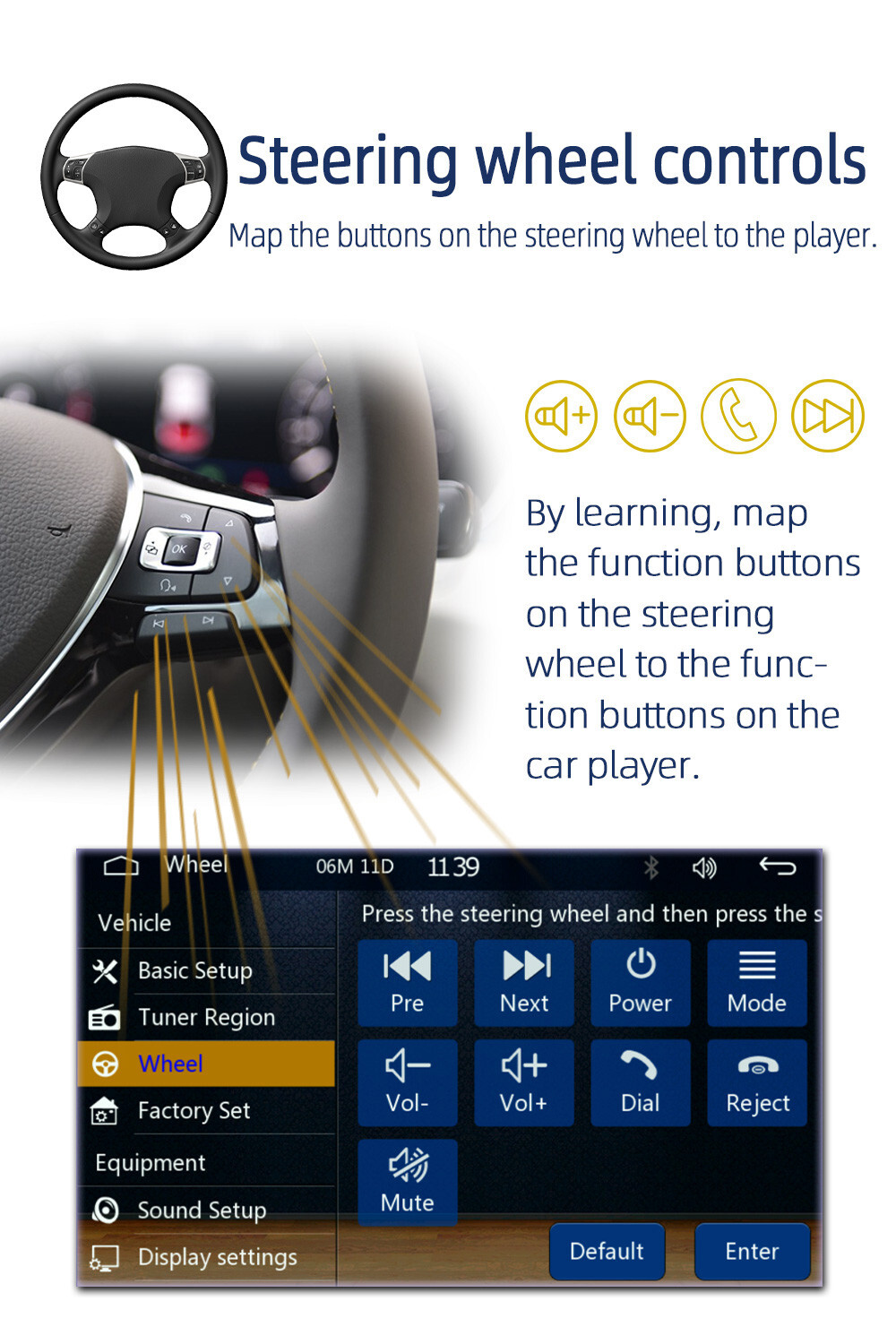 Car MP5 Player Single DIN Bluetooth FM USB Radio For Apple CarPlay Android Auto