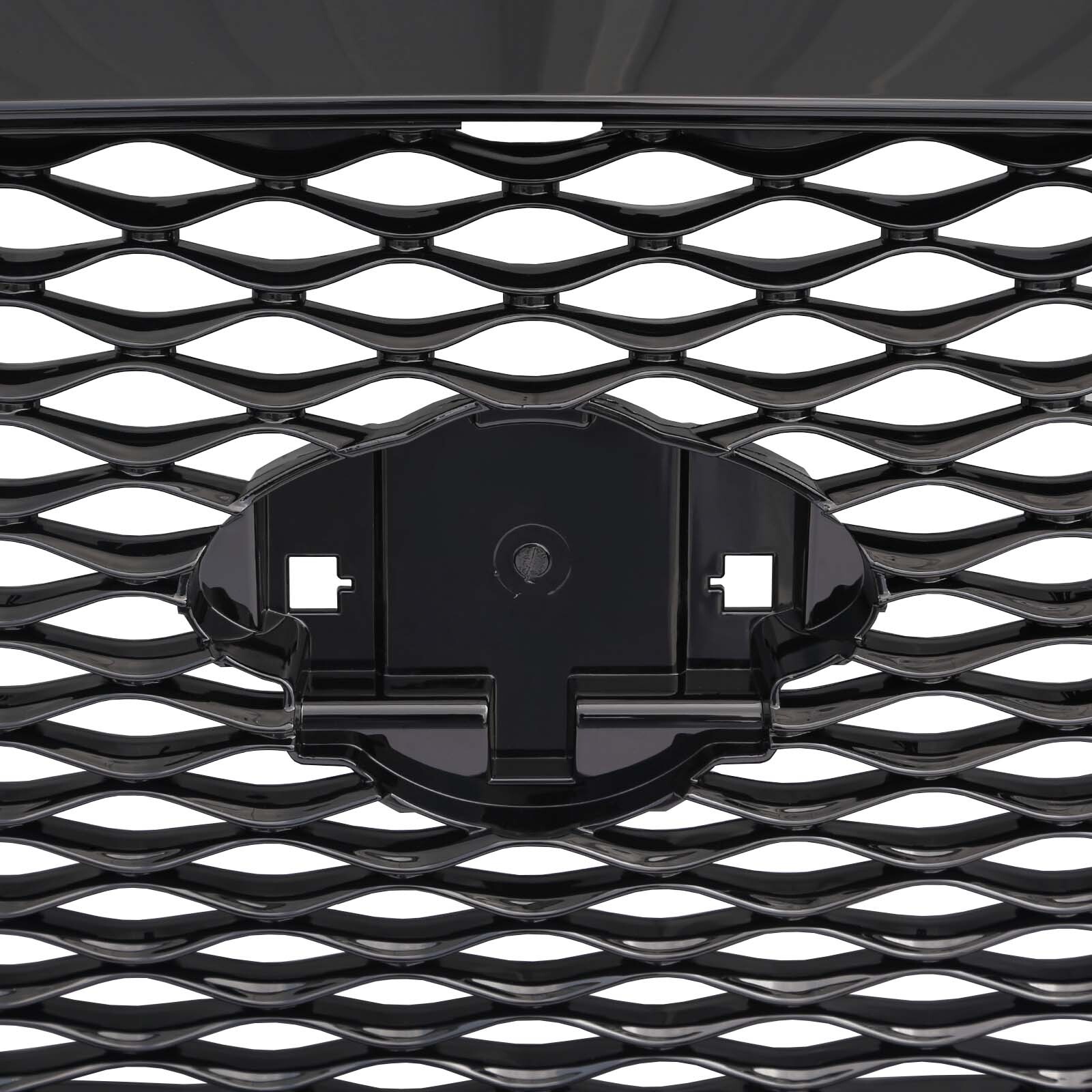 Fit 2014 2015 2016 2017 Infiniti Q50 JDM Front Bumper Upper black Grille Grill