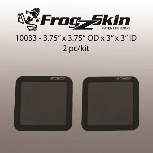 Frogz Skin Square Vents 3.75″ x 3.75″ OD / 3″ x 3″ ID – 10033 – 2pc/kit