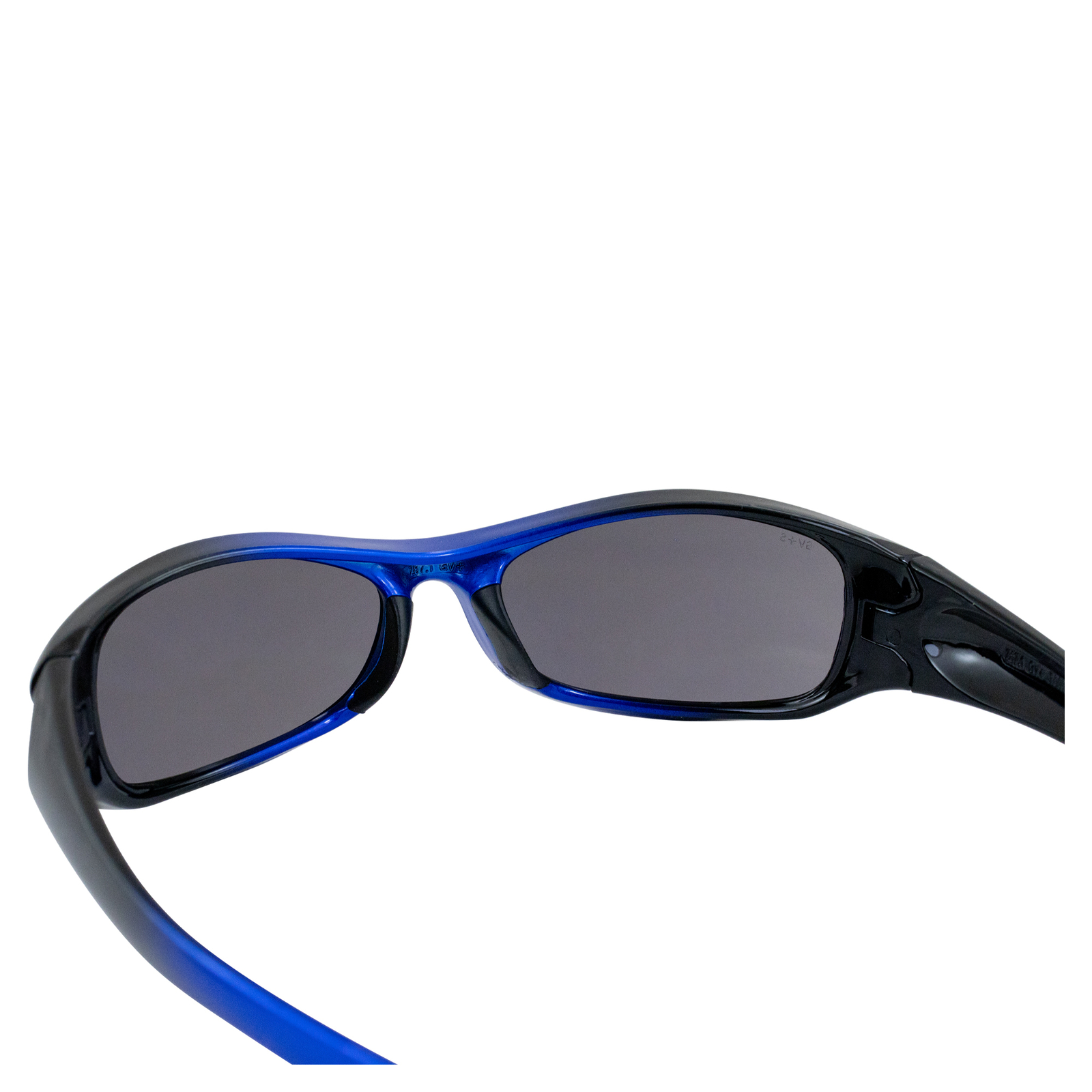 Wrap Around Sunglasses 100% UV400 Protection Two Tone Frame Smoke Lens