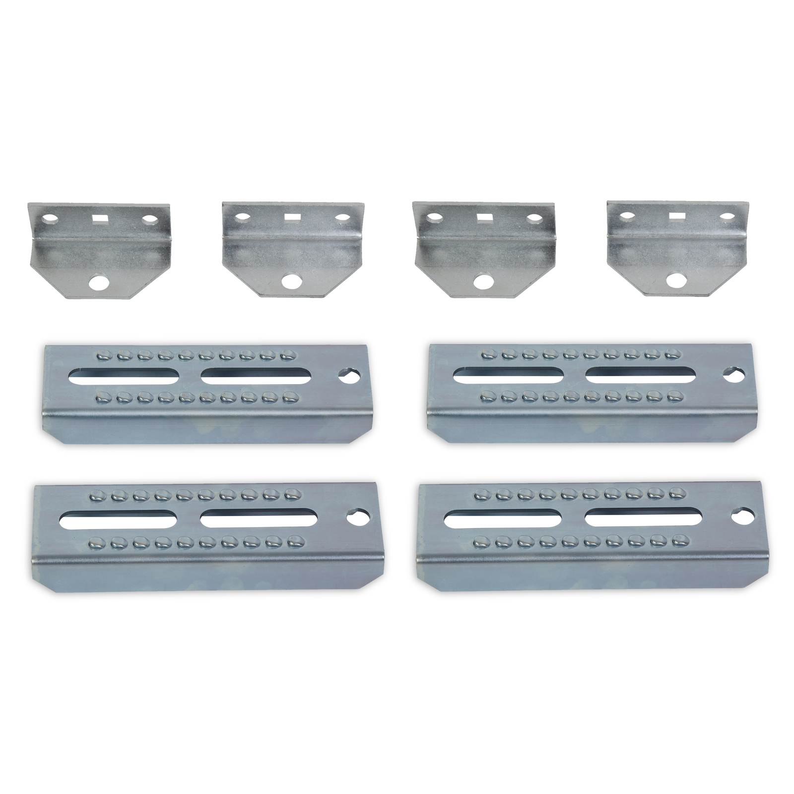 4× 8″ Galvanized Swivel Top Bunk Bracket Adjustable Boat Trailer 3×3