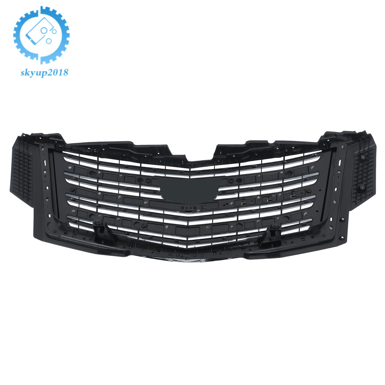 Grille Chrome Without Camera Hole Front Upper Side For Cadillac Escalade 2015-20