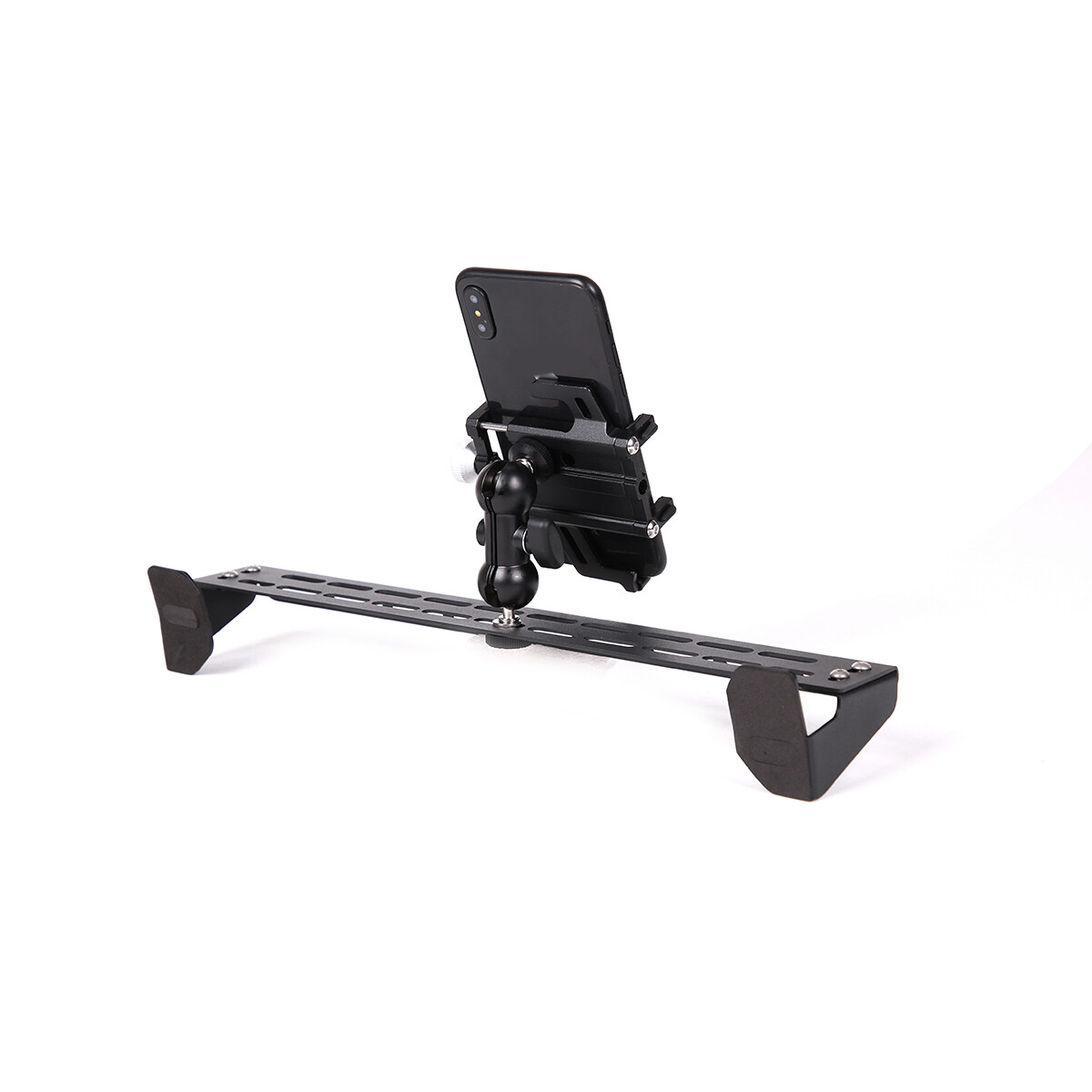 Carbon Steel Central Control Mobile Bracket Phone Holder For Hummer H2 2003-2007
