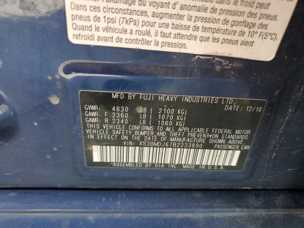 ABS Pump Anti-Lock Brake Part Pump Vehicle Dynamic Control Fits 11-12 LEGACY 315