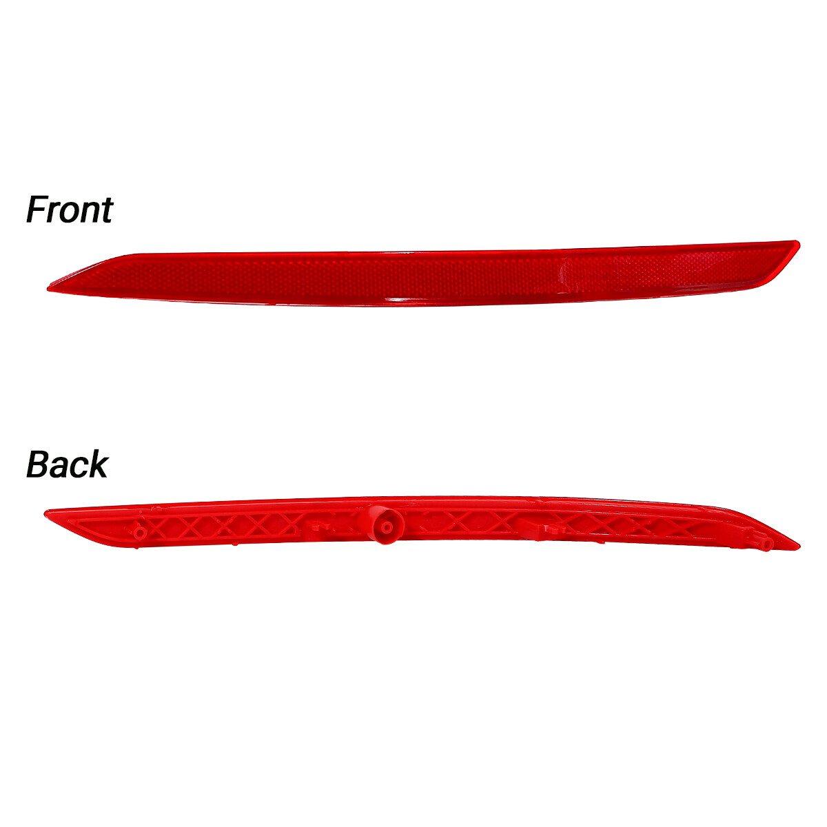 1 Pair Rear Bumper Reflector Set For 2017-2018 Hyundai Elantra Left & Right Side