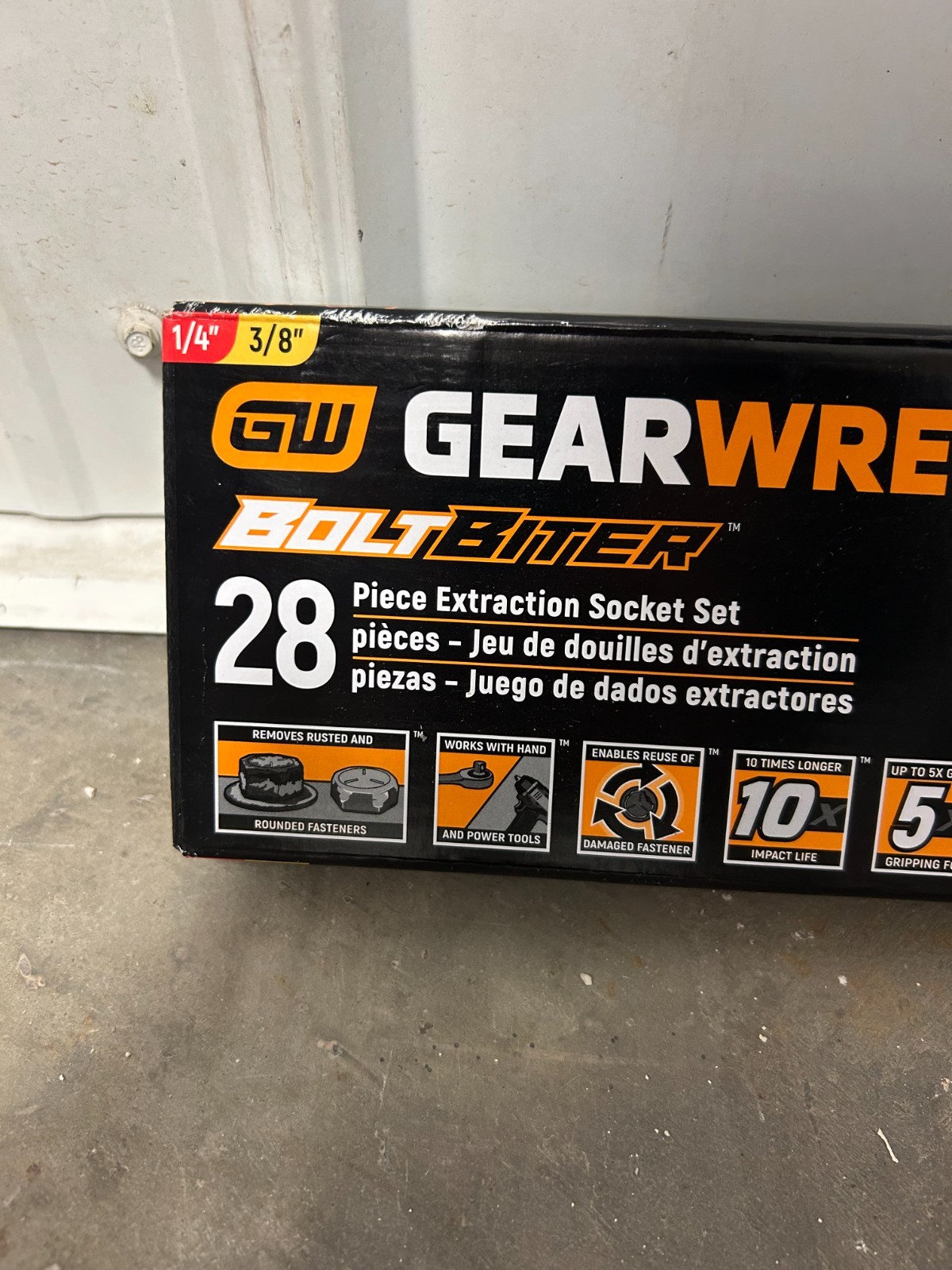 Gearwrench 84784 – 28pc Bolt Biter Impact Extraction Socket Set 1/4 & 3/8 Drive