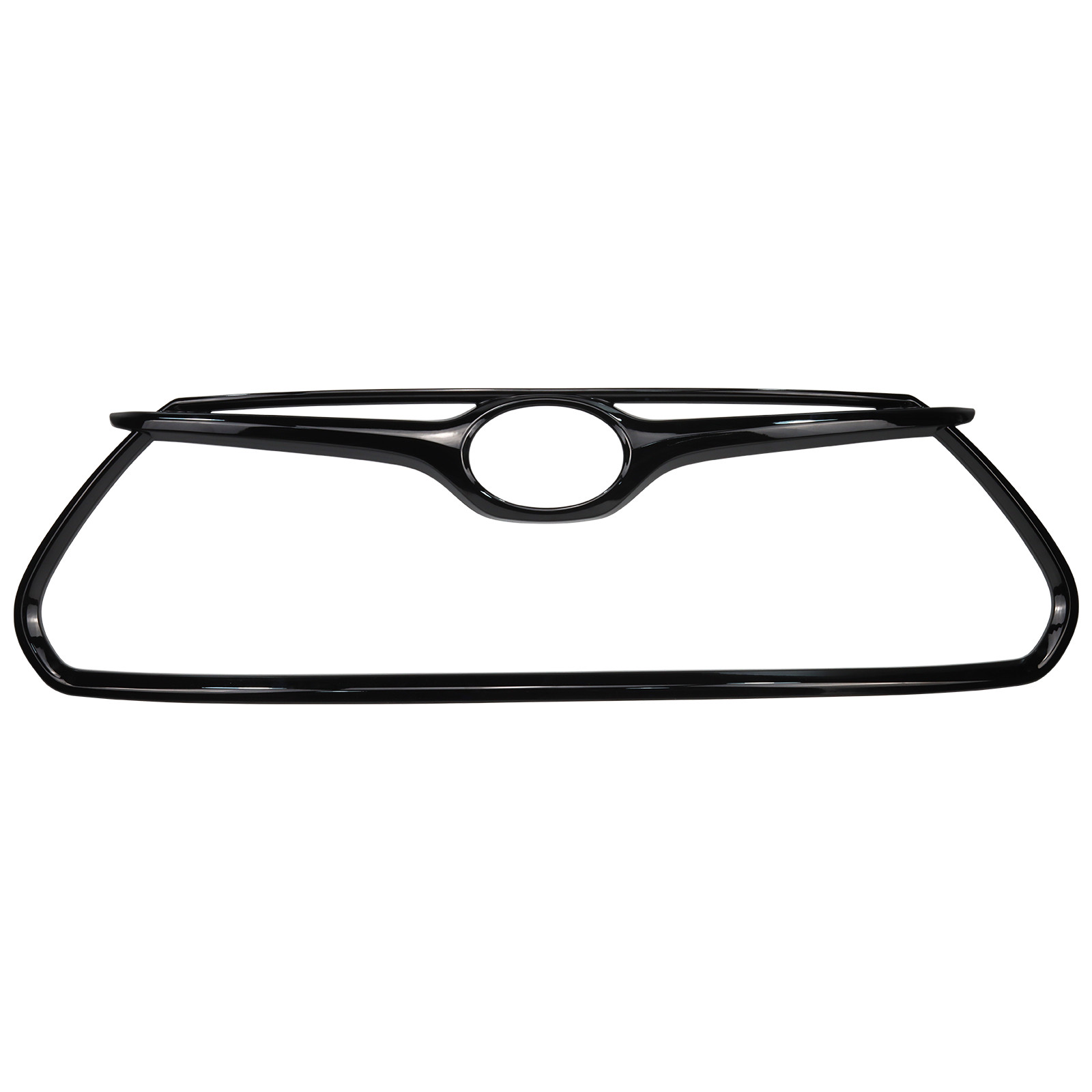 New Black Front Grille Garnish Frame Trim for Toyota Highlander 2020-2022 ABS1