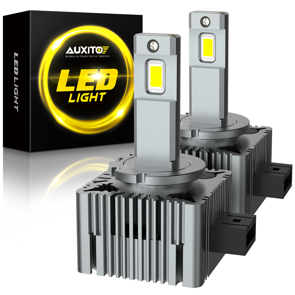 Pair AUXITO D3S D3R LED Headlight Bulbs Kit 6000K White HID Conversion Lamp EOA