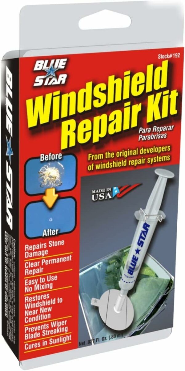 Blue-Star Do it Yourself Windshield Repair Kit .027 fl.oz Stone Chip Repair #192
